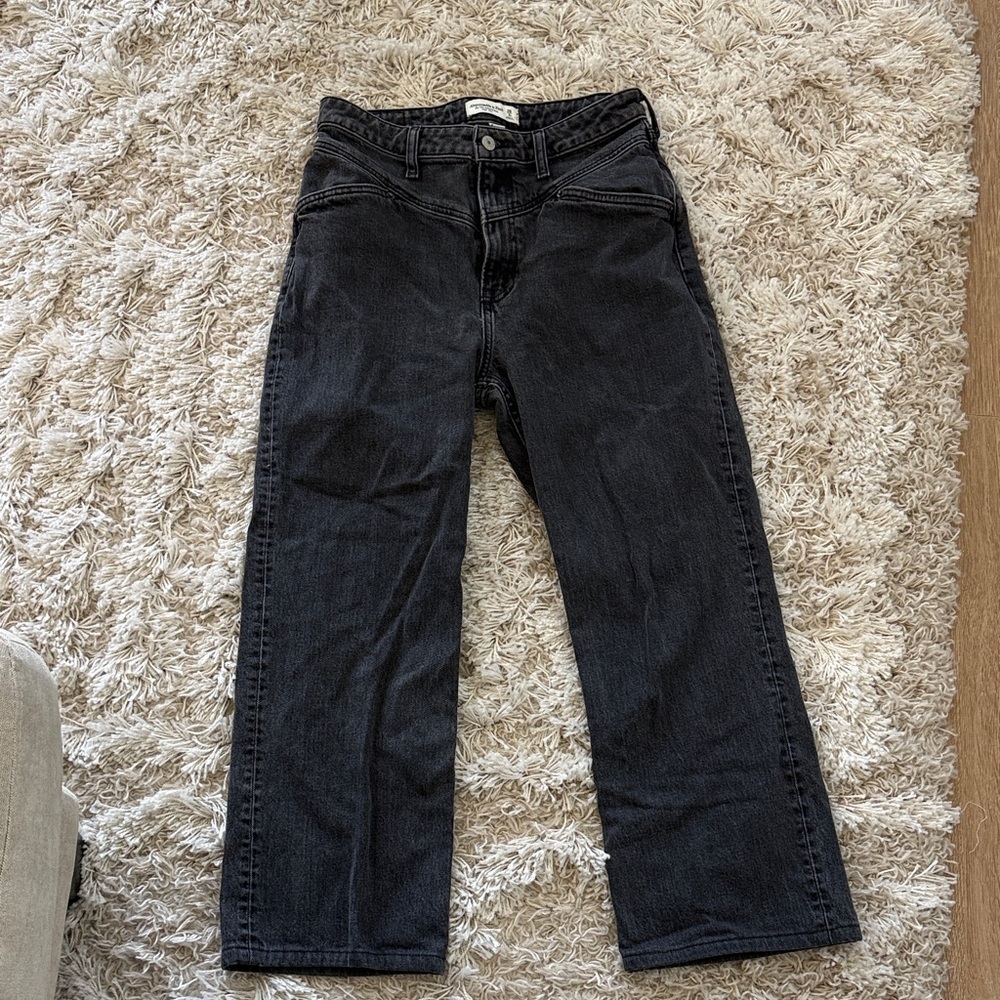 Abercrombie & Fitch 90's Relaxed High Rise Jeans Curve Love Size 28/6